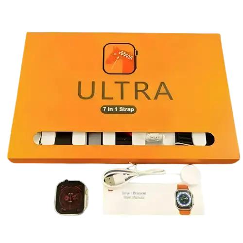 Ultra Smart Watch With 7 Straps